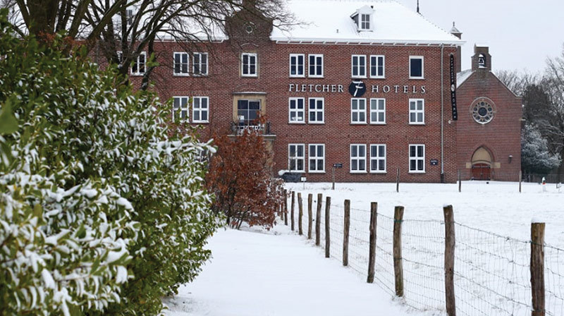 Fletcher Kloosterhotel Willibrordhaeghe in de winter