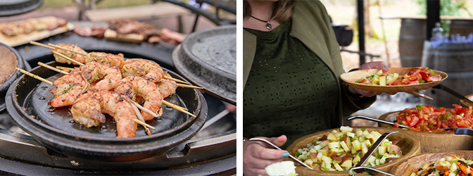 672 x 250 Barbecue bij Fletcher Hotel Restaurant De Buunderkamp Eten